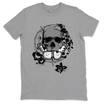 4s Fear shirts to match jordans Carpe Diem Skull sneaker match tees Air Jordan 4 Retro Fear match shoes to clothes SNRT Sneaker Tees unisex cotton Heather Grey 2 shirts