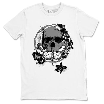 4s Fear shirts to match jordans Carpe Diem Skull sneaker match tees Air Jordan 4 Retro Fear match shoes to clothes SNRT Sneaker Tees unisex cotton White 2 shirts