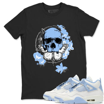 4s Forget Me Not shirts to match jordans Carpe Diem Skull graphic tees Air Jordan 4 Forget Me Not match shoes to clothes SNRT Sneaker Tees unisex cotton Black 1 shirts