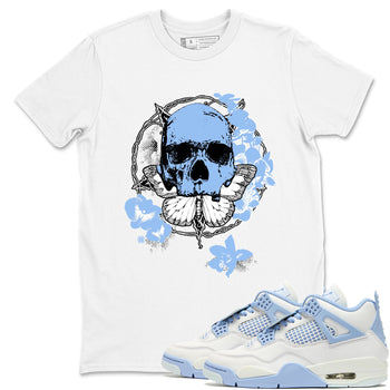 4s Forget Me Not shirts to match jordans Carpe Diem Skull graphic tees Air Jordan 4 Forget Me Not match shoes to clothes SNRT Sneaker Tees unisex cotton White 1 shirts