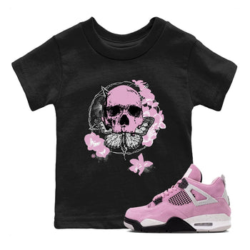4s Orchid shirts to match jordans Carpe Diem Skull sneaker match tees Air Jordan 4 Orchid match shoes to clothes SNRT Sneaker Tees Youth Baby Black 1 tee