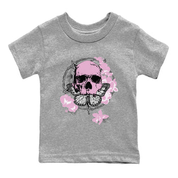 4s Orchid shirts to match jordans Carpe Diem Skull sneaker match tees Air Jordan 4 Orchid match shoes to clothes SNRT Sneaker Tees Youth Baby Heather Grey 2 tee