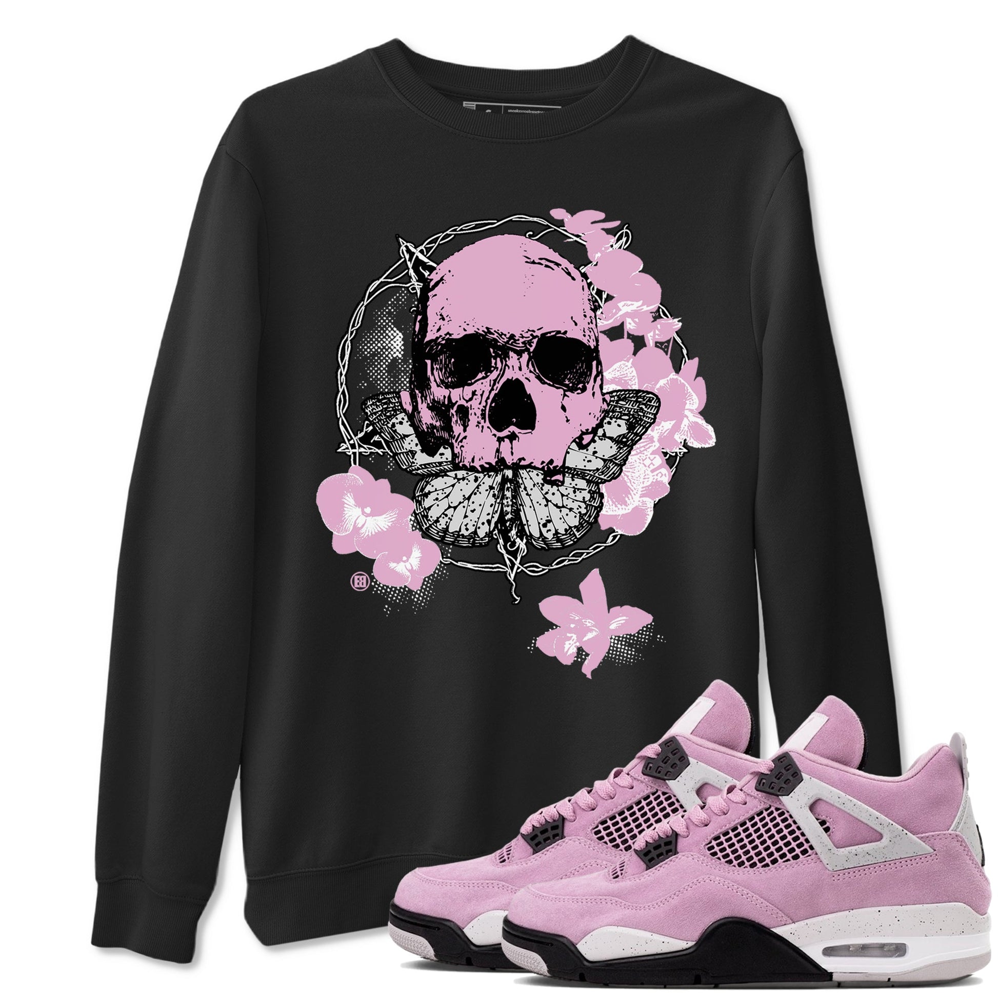 4s Orchid shirts to match jordans Carpe Diem Skull sneaker match tees Air Jordan 4 Orchid match shoes to clothes SNRT Sneaker Tees unisex cotton Black 1 shirts