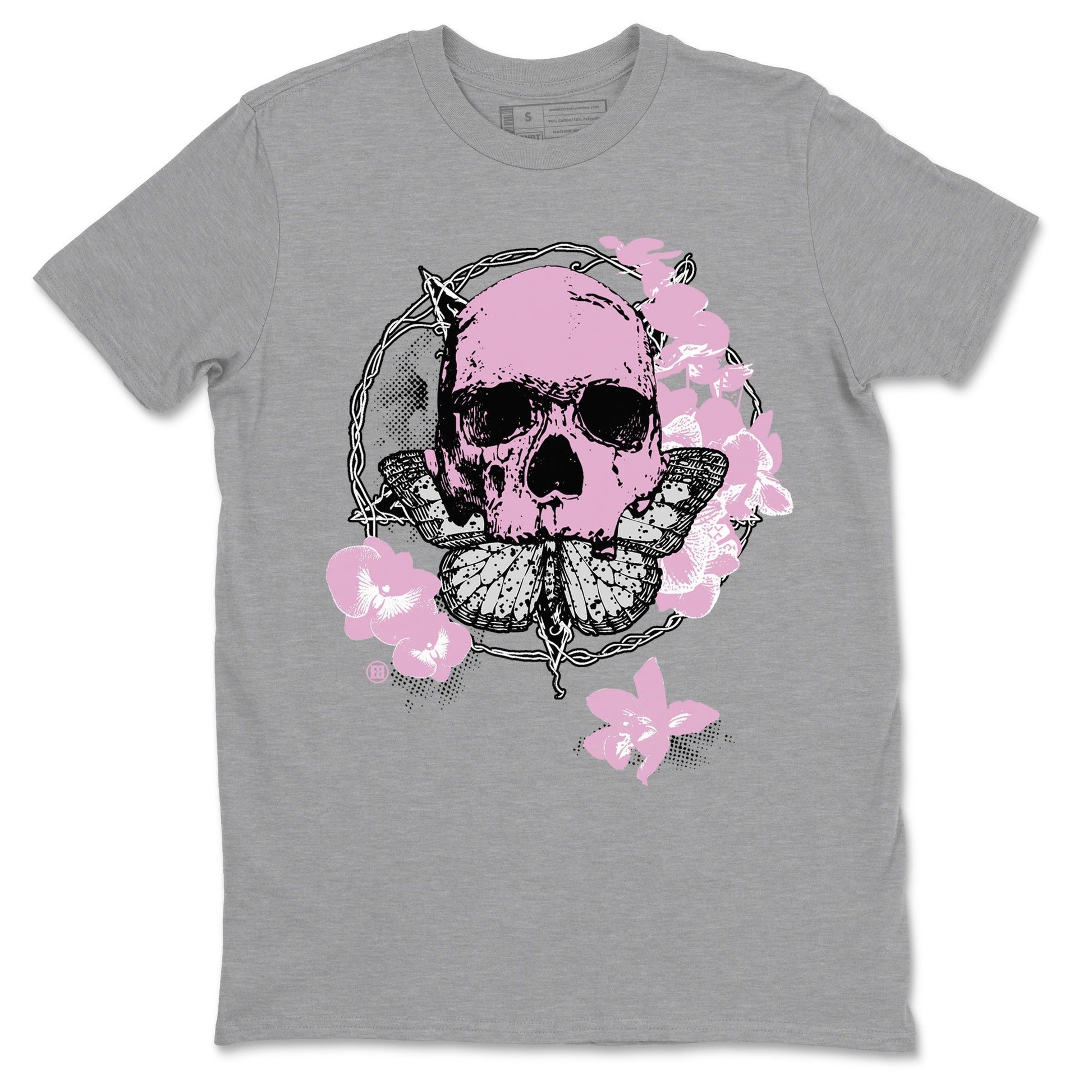 4s Orchid shirts to match jordans Carpe Diem Skull sneaker match tees Air Jordan 4 Orchid match shoes to clothes SNRT Sneaker Tees unisex cotton Heather Grey 2 shirts