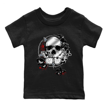 5s Black Metallic Reimagined shirts to match jordans Carpe Diem Skull best t shirts to wear with jordans 5s Black Metallic Reimagined match shoes to clothes SNRT Sneaker Tees Youth Baby Black 2 tee