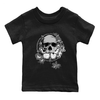 9s Cool Grey best t shirts to wear with jordans Carpe Diem Skull sneaker match tees Air Jordan 9 Retro Cool Grey match shoes to clothes SNRT Sneaker Tees Youth Baby Black 2 tee