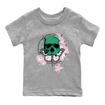 Dunk Medium Soft Pink Malachite t shirts to match sneakers Carpe Diem Skull sneaker match tees Dunk Medium Soft Pink Malachite shirt SNRT Sneaker Tees Youth Baby Heather Grey 2 tee