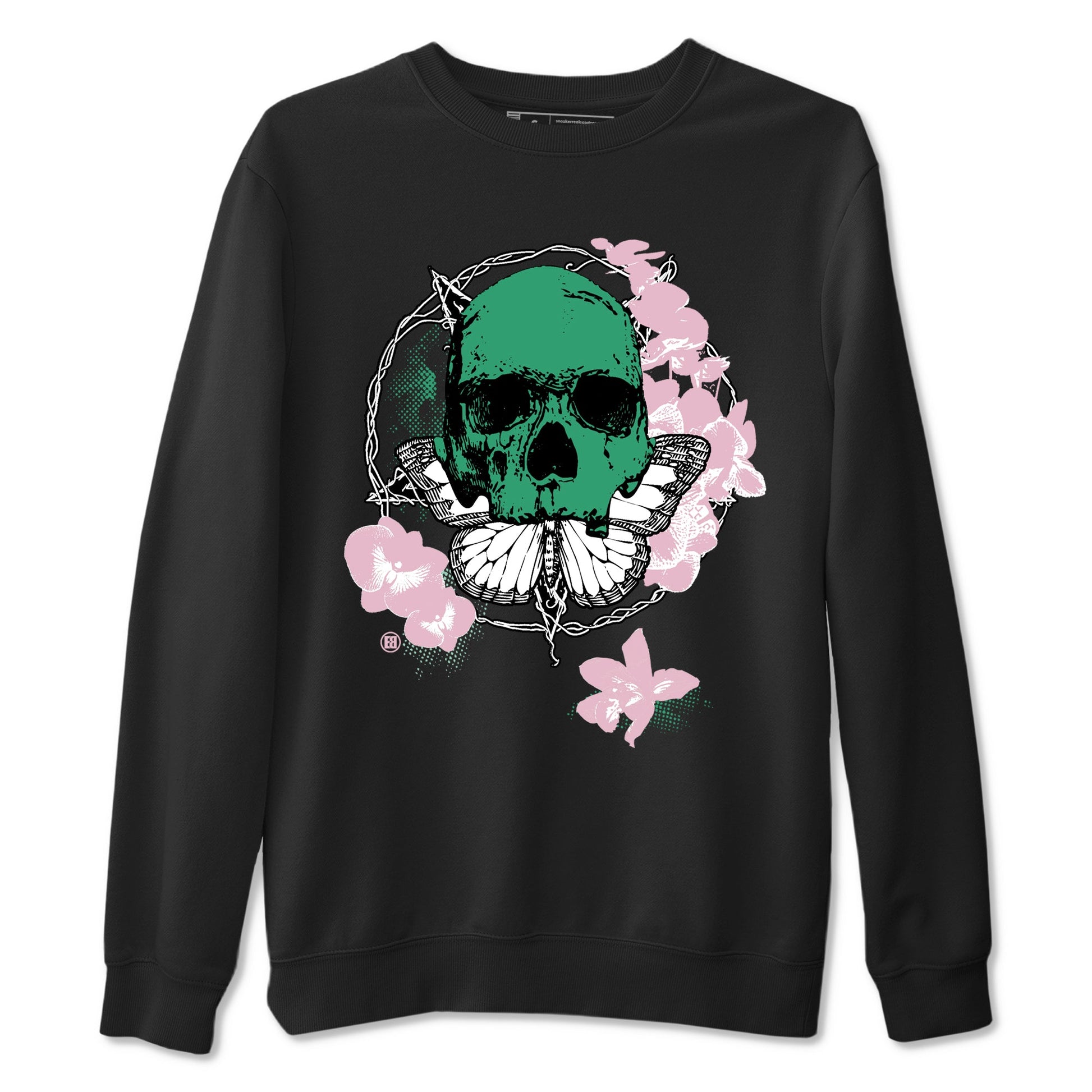 Dunk Medium Soft Pink Malachite t shirts to match sneakers Carpe Diem Skull sneaker match tees Dunk Medium Soft Pink Malachite shirt SNRT Sneaker Tees unisex cotton Black 2 shirts