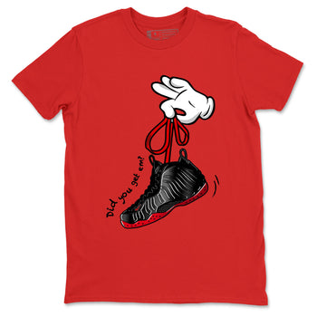 Sneaker match tees – Sneaker Tees To Match Air Foamposite Cough Drop Shoes – Cartoon Hands Tee Red 2