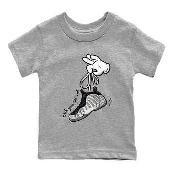 Foams One Jin shirts to match jordans Cartoon Hands sneaker match tees Air Foamposite One Jin match shoes to clothes SNRT Sneaker Tees Youth Baby Heather Grey 2 tee
