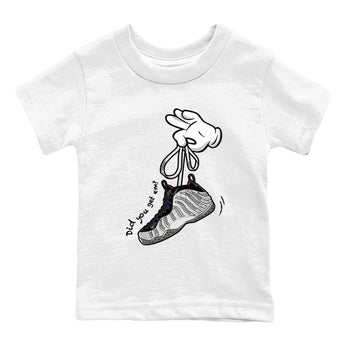 Foams One Jin shirts to match jordans Cartoon Hands sneaker match tees Air Foamposite One Jin match shoes to clothes SNRT Sneaker Tees Youth Baby White 2 tee