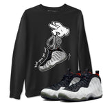 Foams One Jin shirts to match jordans Cartoon Hands sneaker match tees Air Foamposite One Jin match shoes to clothes SNRT Sneaker Tees unisex cotton Black 1 shirts