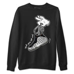 Foams One Jin shirts to match jordans Cartoon Hands sneaker match tees Air Foamposite One Jin match shoes to clothes SNRT Sneaker Tees unisex cotton Black 2 shirts