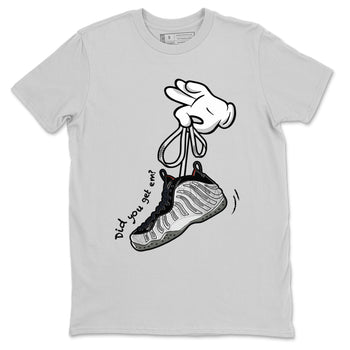 Foams One Jin shirts to match jordans Cartoon Hands sneaker match tees Air Foamposite One Jin match shoes to clothes SNRT Sneaker Tees unisex cotton Silver 2 shirts