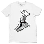 Foams One Jin shirts to match jordans Cartoon Hands sneaker match tees Air Foamposite One Jin match shoes to clothes SNRT Sneaker Tees unisex cotton White 2 shirts