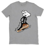 Foams One Metallic Copper shirts to match jordans Cartoon Hands sneaker match tees Air Foamposite One Metallic Copper match shoes to clothes SNRT Sneaker Tees unisex cotton Heather Grey 2 shirts