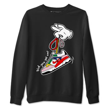 AF 3 Nigo shirtsto match jordans Cartoon Hands sneaker match tees Air Force 3 Low x Nigo Blue Void and Tour Yellow match shoes to clothes SNRT Sneaker Tees unisex cotton Black 2 shirts