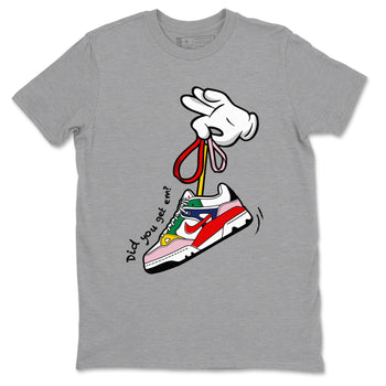 AF 3 Nigo shirtsto match jordans Cartoon Hands sneaker match tees Air Force 3 Low x Nigo Blue Void and Tour Yellow match shoes to clothes SNRT Sneaker Tees unisex cotton Heather Grey 2 shirts