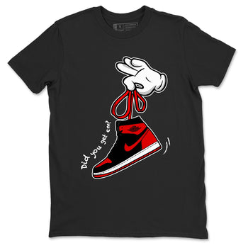 1s '85 Bred shirts to match jordans Cartoon Hands best t shirts to wear with jordans Air Jordan 1 Retro HIgh OG '85 Bred match shoes to clothes SNRT Sneaker Tees unisex cotton Black 2 shirts