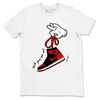 1s '85 Bred shirts to match jordans Cartoon Hands best t shirts to wear with jordans Air Jordan 1 Retro HIgh OG '85 Bred match shoes to clothes SNRT Sneaker Tees unisex cotton White 2 shirts