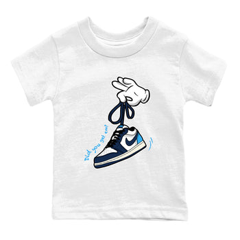 1s Obsidian shirts to match jordans Cartoon Hands sneaker match tees Air Jordan 1 Low OG Obsidian match shoes to clothes SNRT Sneaker Tees Youth Baby White 2 tee