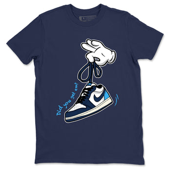 1s Obsidian shirts to match jordans Cartoon Hands sneaker match tees Air Jordan 1 Low OG Obsidian match shoes to clothes SNRT Sneaker Tees unisex cotton Navy 2 shirts