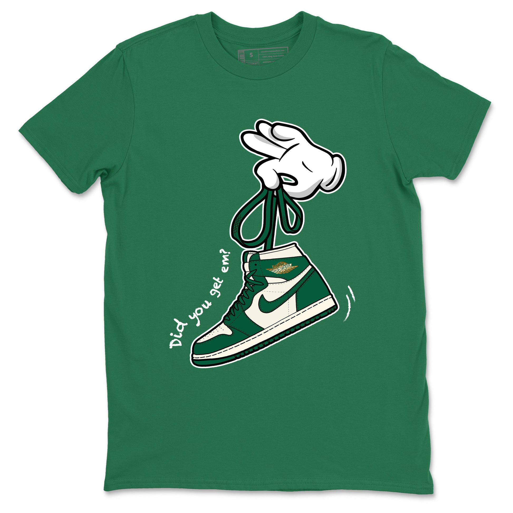 Sneaker Threads – Sneaker Tees To Match Air Jordan 1 Pro Green – Cartoon Hands Graphic Tee Kelly Green 2. Perfect for Jordan releases 2025 colorways.