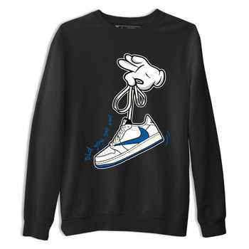Sneaker match tees – Sneaker Tees To Match Air Jordan 1 Travis Scott Fragment Shoes – Cartoon Hands Tee Black 2