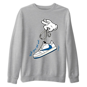 Sneaker match tees – Sneaker Tees To Match Air Jordan 1 Travis Scott Fragment Shoes – Cartoon Hands Tee Heather Grey 2