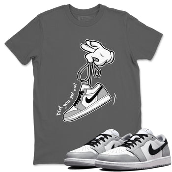 1s Wolf Grey shirts to match jordans Cartoon Hands sneaker match tees Air Jordan 1 Wolf Grey SNRT Sneaker Tees streetwear brand Cool Grey 1 unisex cotton tee
