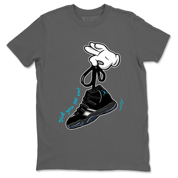 Sneaker Threads – Sneaker Tees To Match Air Jordan 11 Retro Gamma – Cartoon Hands Graphic Tee Cool Grey 2. Perfect for Jordan releases 2025 colorways.