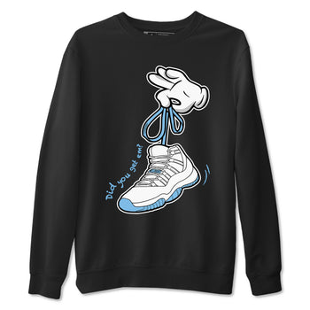 AJ11 Retro Legend Blue shirts to match jordans Cartoon Hands best t shirts to wear with jordans 11s Legend Blue match shoes to clothes SNRT Sneaker Tees unisex cotton Black 2 shirts