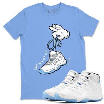 AJ11 Retro Legend Blue shirts to match jordans Cartoon Hands best t shirts to wear with jordans 11s Legend Blue match shoes to clothes SNRT Sneaker Tees unisex cotton Carolina Blue 1 shirts