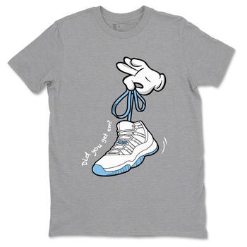 AJ11 Retro Legend Blue shirts to match jordans Cartoon Hands best t shirts to wear with jordans 11s Legend Blue match shoes to clothes SNRT Sneaker Tees unisex cotton Heather Grey 2 shirts