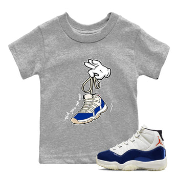 Sneaker Threads – Sneaker Tees To Match Air Jordan 11 Rare Air – Cartoon Hands Youth Graphic Tee Heather Grey 1. Perfect for Jordan releases 2025 colorways.