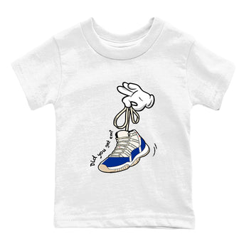 Sneaker Threads – Sneaker Tees To Match Air Jordan 11 Rare Air – Cartoon Hands Youth Graphic Tee White 2. Perfect for Jordan releases 2025 colorways.