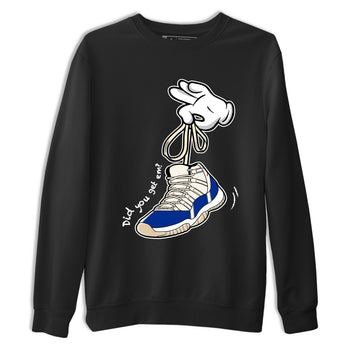Sneaker Threads – Sneaker Tees To Match Air Jordan 11 Rare Air – Cartoon Hands Graphic Tee Black 2. Perfect for Jordan releases 2025 colorways.
