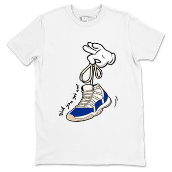Sneaker Threads – Sneaker Tees To Match Air Jordan 11 Rare Air – Cartoon Hands Graphic Tee White 2. Perfect for Jordan releases 2025 colorways.