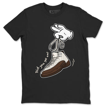 AJ12 Baroque Brown shirts to match jordans Cartoon Hands best t shirts to wear with jordans SoleFly x Jordan 12 Baroque Brown match shoes to clothes SNRT Sneaker Tees unisex cotton Black 2 shirts