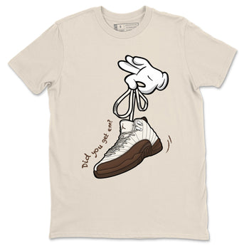 AJ12 Baroque Brown shirts to match jordans Cartoon Hands best t shirts to wear with jordans SoleFly x Jordan 12 Baroque Brown match shoes to clothes SNRT Sneaker Tees unisex cotton Natural 2 shirts