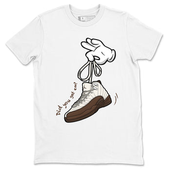 AJ12 Baroque Brown shirts to match jordans Cartoon Hands best t shirts to wear with jordans SoleFly x Jordan 12 Baroque Brown match shoes to clothes SNRT Sneaker Tees unisex cotton White 2 shirts