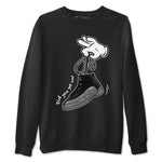 12 Black Wolf Grey Shirts To Match Jordans Cartoon Hands Sneaker Shirts Air Jordan 12 Retro Black Wolf Grey SNRT Sneaker Release Tees Unisex Cotton Crew Neck Black 2 crew neck shirts