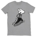 12 Black Wolf Grey Shirts To Match Jordans Cartoon Hands Sneaker Shirts Air Jordan 12 Retro Black Wolf Grey SNRT Sneaker Release Tees Unisex Cotton Crew Neck Heather Grey 2 crew neck shirts