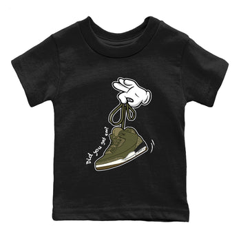 Sneaker Threads – Sneaker Threads To Match Air Jordan 3 Family Affair Shoes – Cartoon Hands Kids T-Shirt Black 2