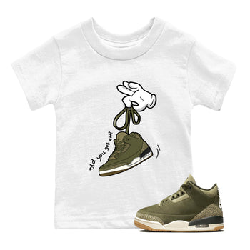 Sneaker Threads – Sneaker Threads To Match Air Jordan 3 Family Affair Shoes – Cartoon Hands Kids T-Shirt White 1