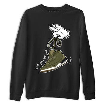 Sneaker Threads – Sneaker Threads To Match Air Jordan 3 Family Affair Shoes – Cartoon Hands Tee Black 2