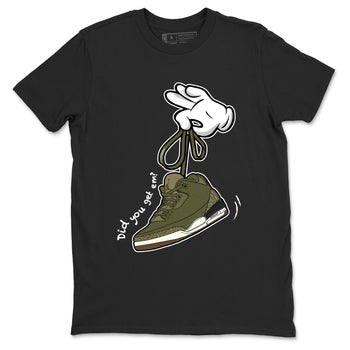 Sneaker Threads – Sneaker Threads To Match Air Jordan 3 Family Affair Shoes – Cartoon Hands Tee Black 2