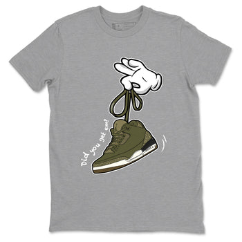 Sneaker Threads – Sneaker Threads To Match Air Jordan 3 Family Affair Shoes – Cartoon Hands Tee Heather Grey 2