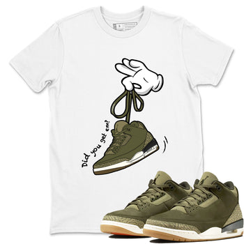 Sneaker Threads – Sneaker Threads To Match Air Jordan 3 Family Affair Shoes – Cartoon Hands Tee White 1