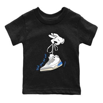 Air Jordan 3 Lucky Shorts shirts to match jordans Cartoon Hands sneaker match tees Air Jordan 3 Retro Lucky Shorts match shoes to clothes SNRT Sneaker Tees Youth Baby Black 2 tee